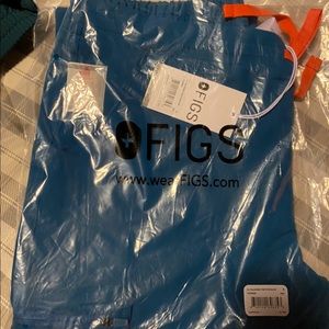 Figs Yola Skinny Scrub Pant in Alps Blue